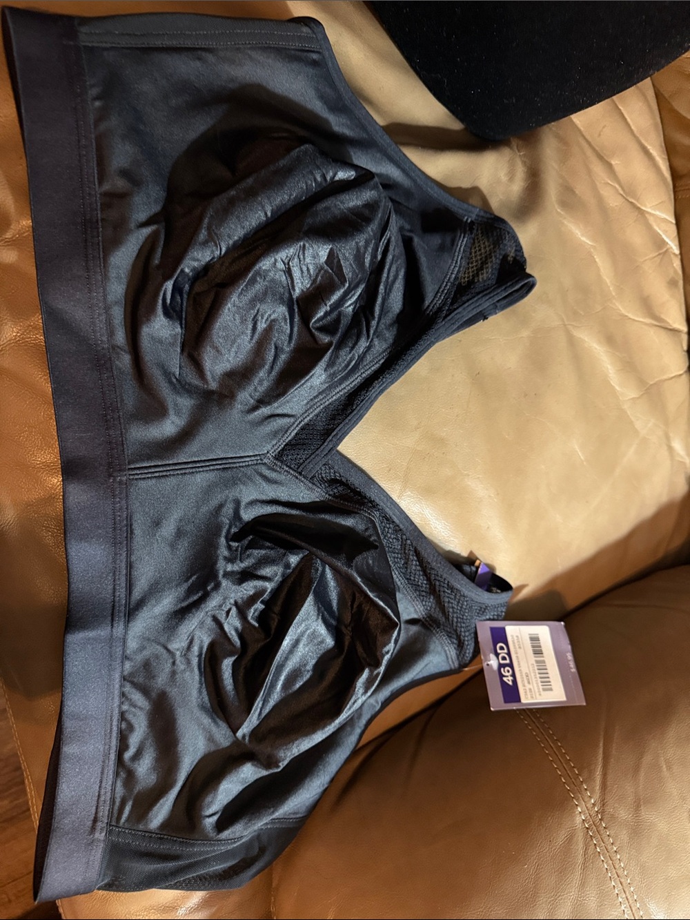 Catherines Black Wireless Full-Coverage Sports Bra